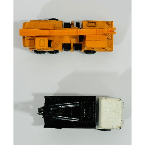 Vintage Yatming Black White Tow Truck & Zylmex Windracers P311 Crane Set Hong Ko - Picture 3 of 12